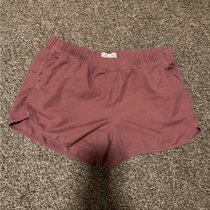 Madewell Women's Dusty Rose Elastic Waist Shorts